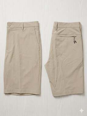 Chaps Golf Slim Fit Shorts Men's 34 x 9 Inch Inseam Tan NWT